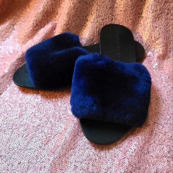 Loeffler Randall Shoes - Loeffler Randall Isabel Shearling Fur Slides – Size 5